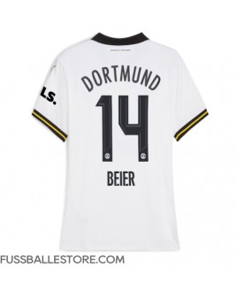 Günstige Borussia Dortmund Maximilian Beier #14 3rd trikot Damen 2024-25 Kurzarm